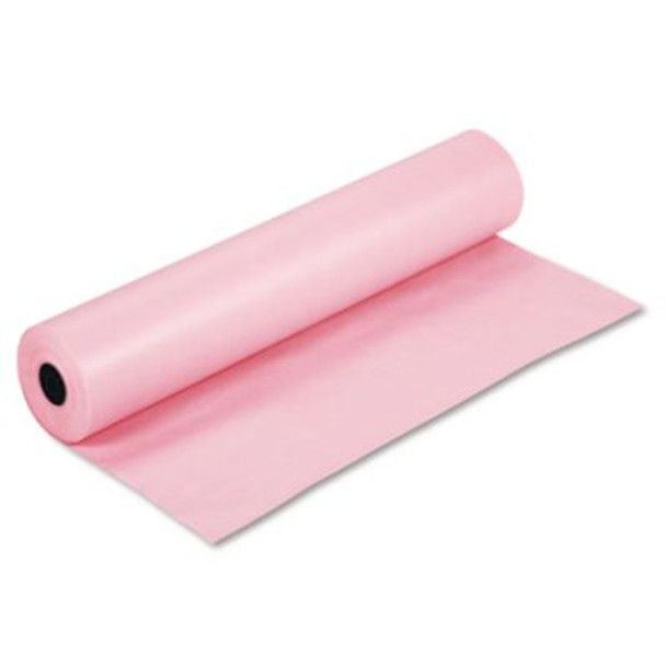 Rainbow Duo-Finish Colored Kraft Paper, 35 Lb Wrapping Weight, 36" x 1,000 Ft, Pink
