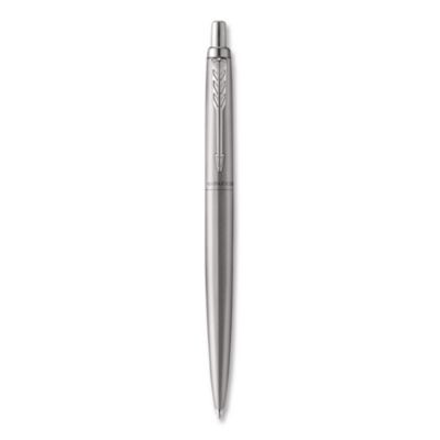 Jotter Xl Ballpoint Pen, Retractable, Medium Point, Blue Ink, Stainless Steel Barrel