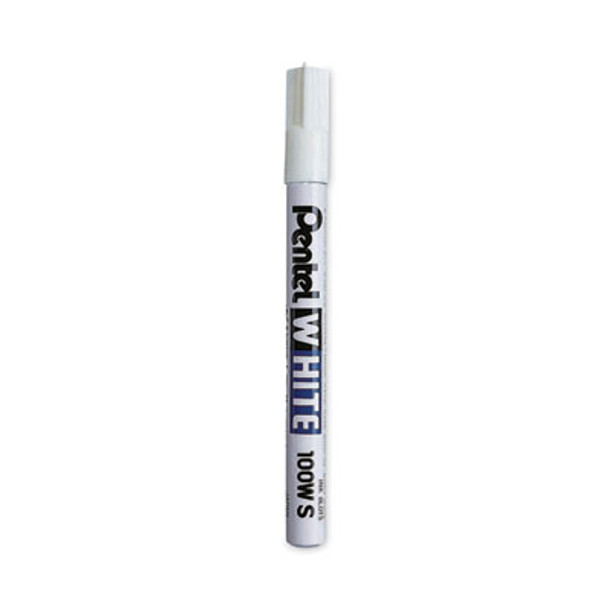White Permanent Marker, Fine Bullet Tip, White