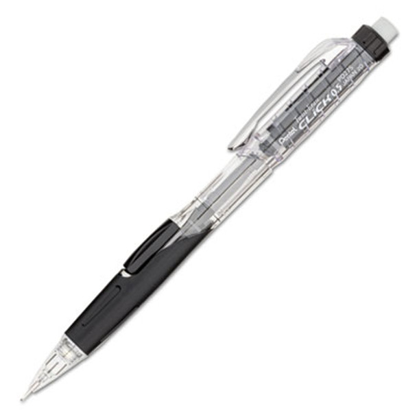 Twist-Erase Click Mechanical Pencil, 0.5 Mm, Hb (#2), Black Lead, Black Barrel