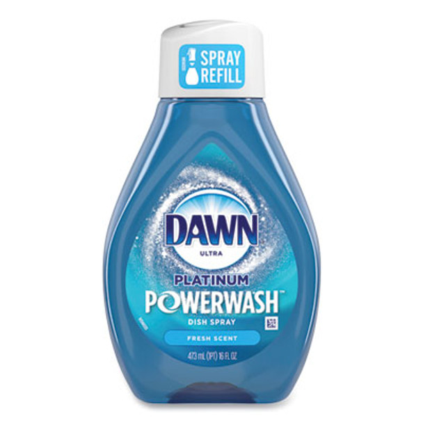 Platinum Powerwash Dish Spray Refill, Fresh Scent, 16 Oz Refill Bottle
