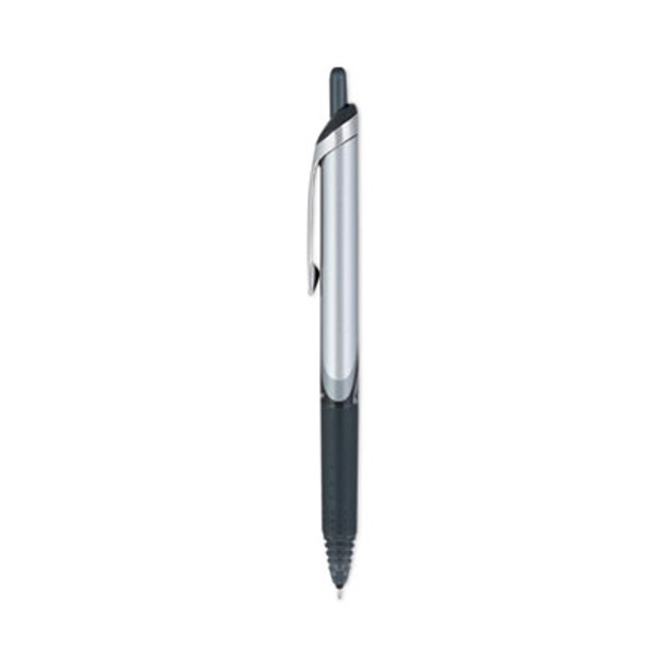 Precise V7Rt Roller Ball Pen, Retractable, Fine 0.7 Mm, Black Ink, Black Barrel