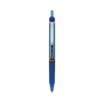 Precise V7Rt Rollerball Pen, Retractable, Fine 0.7 Mm, Blue Ink, Blue Barrel