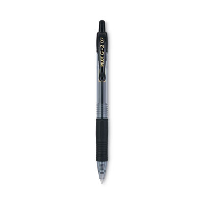 G2 Premium Gel Pen Convenience Pack, Retractable, Fine 0.7 Mm, Black Ink, Smoke/Black Barrel, 36/Pack