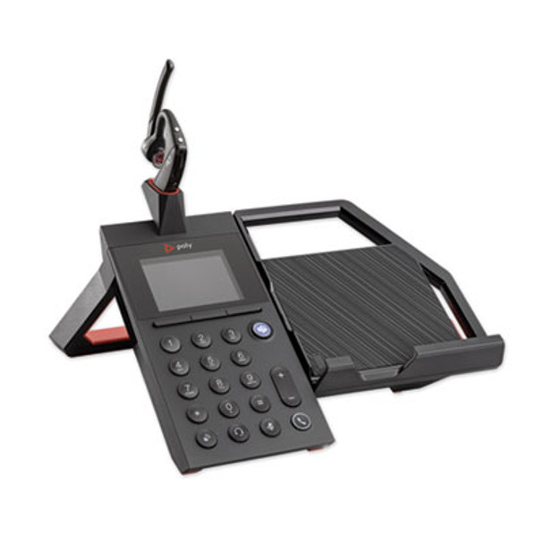 Elara 60 Series Wired Conferencing Phone With Voyager 5200 Wireless Headset, Black