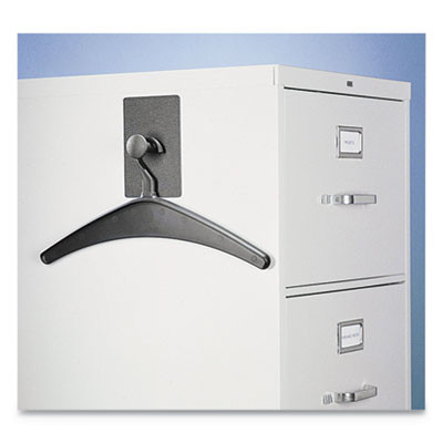 Magnetic Coat Hook With Heavy-Duty Hanger, Metal Hook, Black