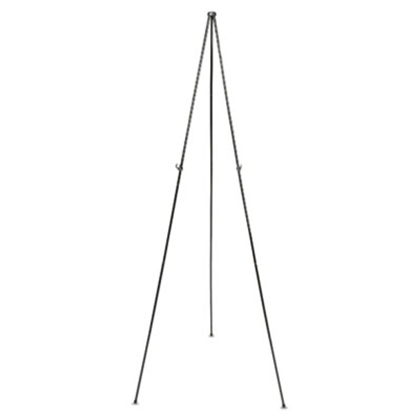 Instant Easel, 62.38" Tall, Metal, Black, Supports Up To 5 Lb
