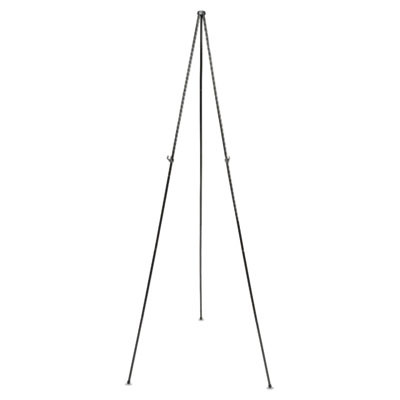 Instant Easel, 62.38" Tall, Metal, Black, Supports Up To 5 Lb