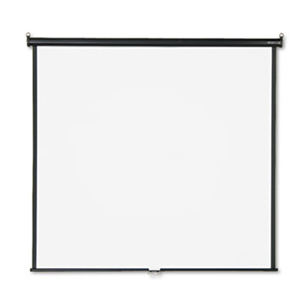 Wall Or Ceiling Projection Screen, 70 X 70, White Matte Finish