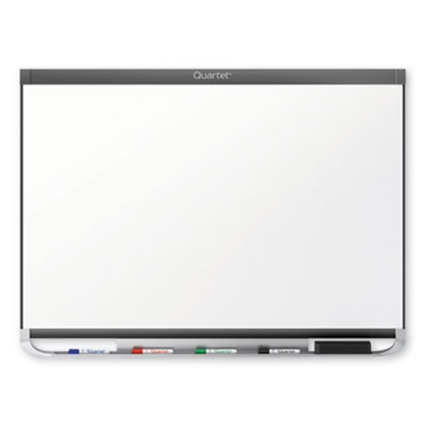 Prestige 2 Duramax Magnetic Porcelain, 72" x 48", White Surface, Graphite Gray Fiberboard/Plastic Frame