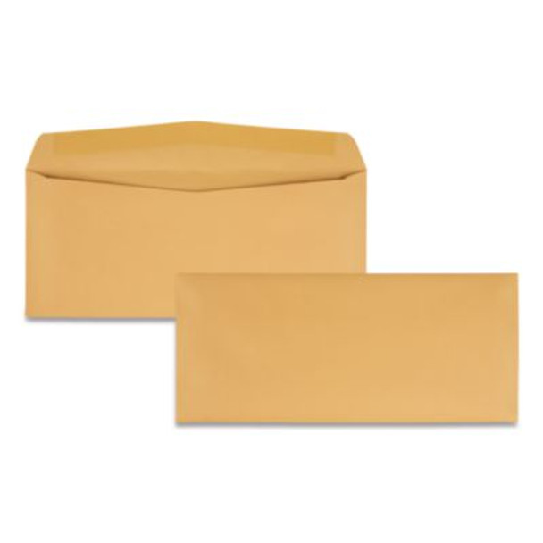 Kraft Envelope, #11, Commercial Flap, Gummed Closure, 4.5 X 10.38, Brown Kraft, 500/Box
