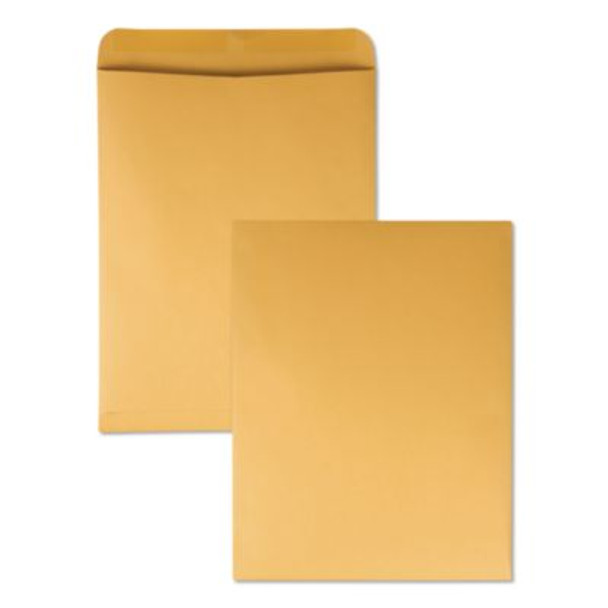 Catalog Envelope, 28 Lb Bond Weight Kraft, #15 1/2, Square Flap, Gummed Closure, 12 x 15.5, Brown Kraft, 250/Box