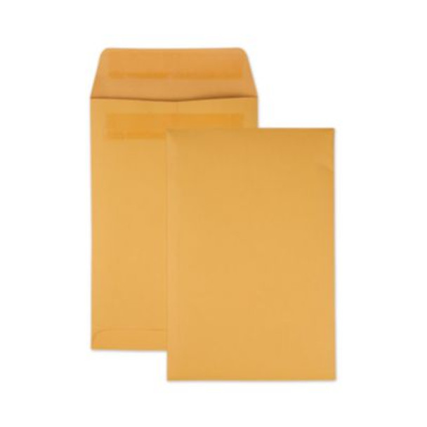 Redi-Seal Catalog Envelope, #1 3/4, Cheese Blade Flap, Redi-Seal Adhesive Closure, 6.5 x 9.5, Brown Kraft, 250/Box