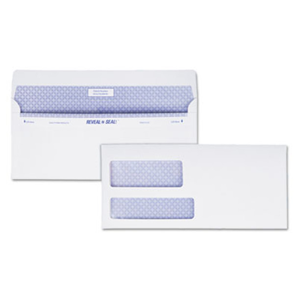 Reveal-N-Seal Envelope, #9, Commercial Flap, Self-Adhesive Closure, 3.88 X 8.88, White, 500/Box