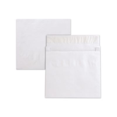Lightweight 14 Lb Tyvek Open End 2" Expansion Mailers, #13 1/2, Square Flap, Redi-Strip Closure, 10 x 13, White, 25/Box