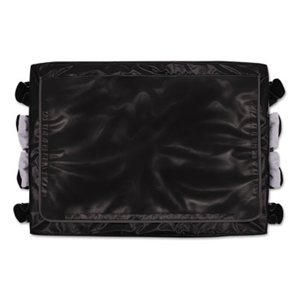 Storage/Trash Compartment Cover, Cloth, Black