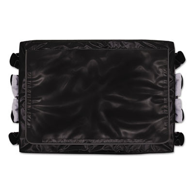 Storage/Trash Compartment Cover, Cloth, Black
