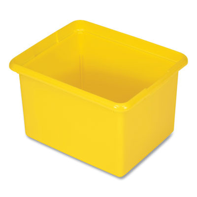 Organizing Bin, 30-Quart, Yellow, 2/Carton