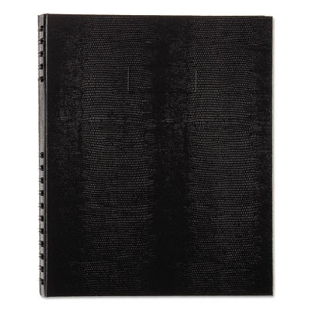 Notepro Notebook, 1-Subject, Medium/College Rule, Black Cover, (75) 11 x 8.5 Sheets