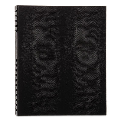Notepro Notebook, 1-Subject, Medium/College Rule, Black Cover, (100) 11 x 8.5 Sheets