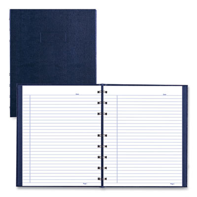 Notepro Notebook, 1-Subject, Medium/College Rule, Indigo Blue Cover, (75) 9.25 x 7.25 Sheets