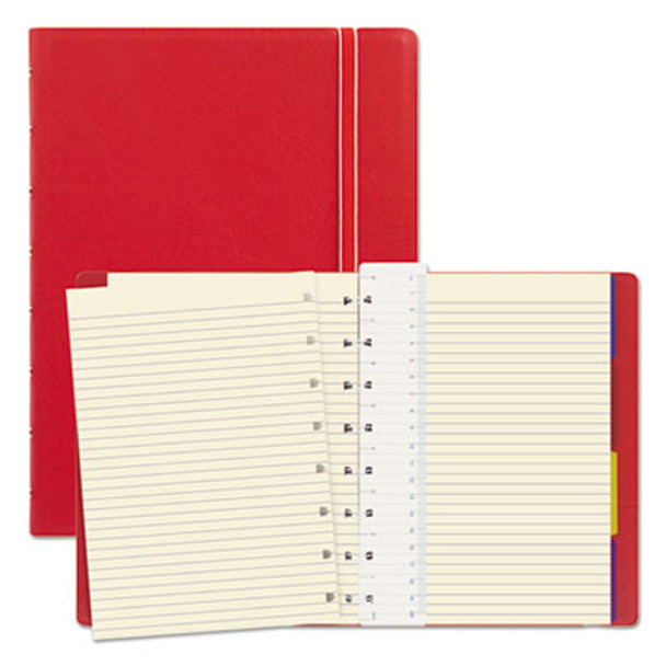 Notebook, 1-Subject, Medium/College Rule, Red Cover, (112) 8.25 x 5.81 Sheets