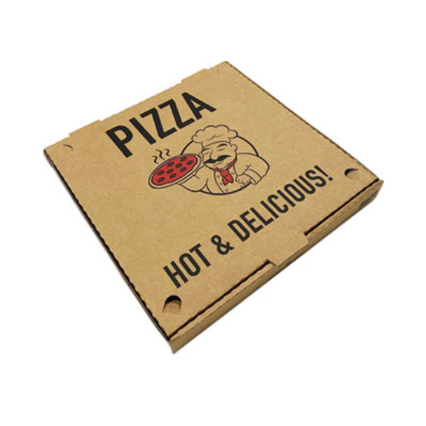 Pizza Boxes, 10 x 10 x 2, Brown, Paper, 50/Pack
