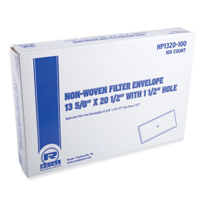 Filter Envelope, 13.75 x 20.75 With 1.5" Hole, 100/Carton