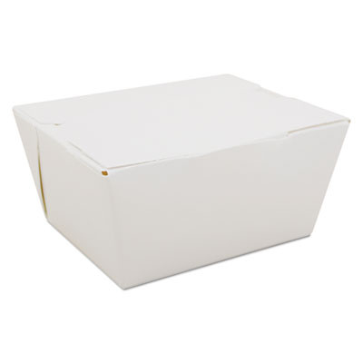 Champpak Carryout Boxes, #1, 4.38 x 3.5 x 2.5, White, Paper, 450/Carton