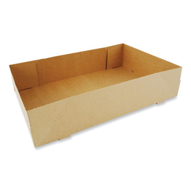 Kraft Donut Trays, 13.5 x 9 x 3, Brown, Paper, 250/Carton