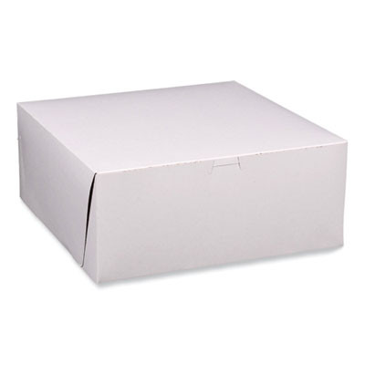 Bakery Boxes, Standard, 14 X 14 X 6, White, Paper, 50/Carton