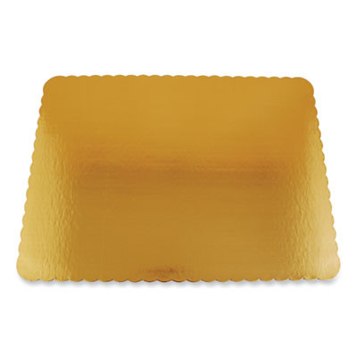 Gold Cake Pads, 25.5 x 17.5, Gold, Paper, 50/Carton