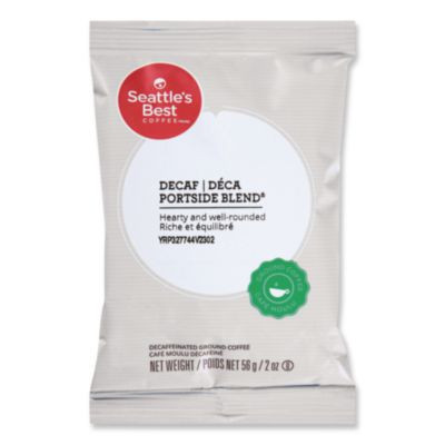 Premeasured Coffee Packs, Decaf Portside Blend, 2.6 Oz Packet, 72/Carton