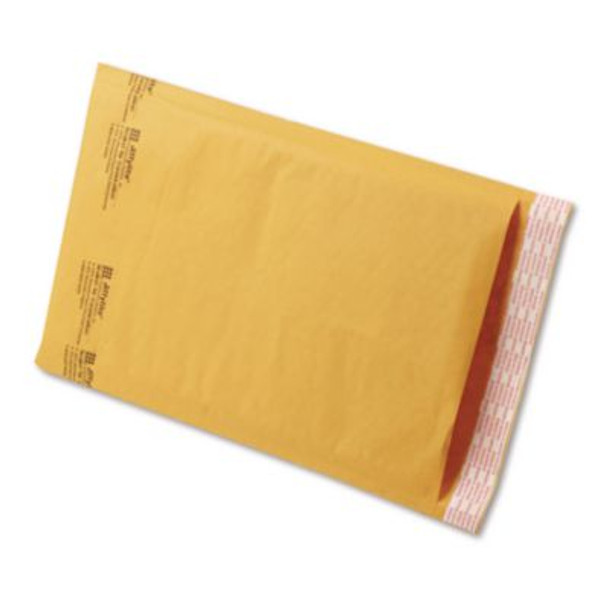Jiffylite Self-Seal Bubble Mailer, #3, Barrier Bubble Air Cell Cushion, Self-Adhesive Closure, 8.5 x 14.5, Brown Kraft,100/Ct