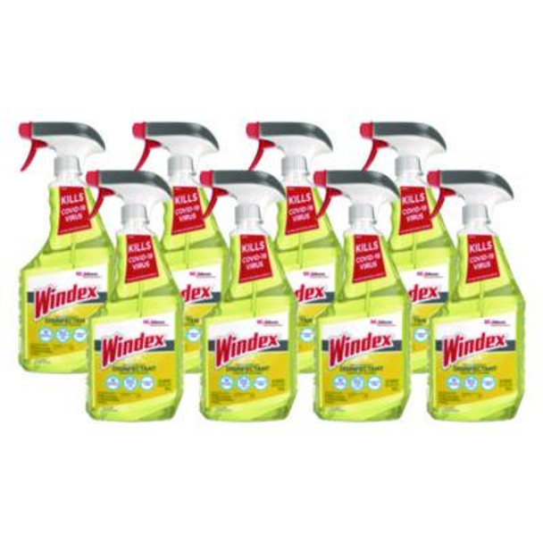 Multi-Surface Disinfectant Cleaner, Fresh Scent, 32 Oz Spray Bottle, 8/Carton