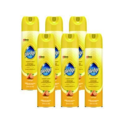 Furniture Polish, Orange Scent, 9.7 Oz Aerosol Spray, 6/Carton