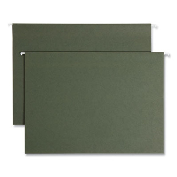 Box Bottom Hanging File Folders, 3" Capacity, Legal Size, Standard Green, 25/Box