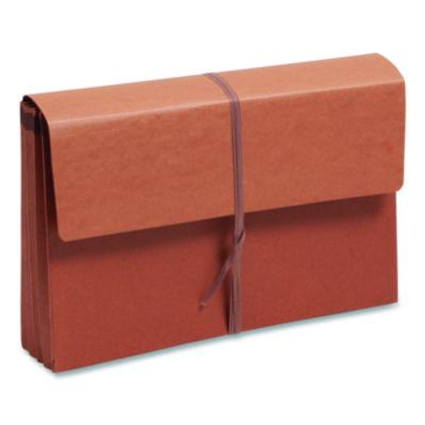 Redrope Expanding Wallets, 3.5" Expansion, 1 Section, Cloth Tie Closure, Legal Size (9.5" x 14.75"), Redrope