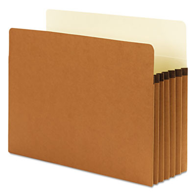 Supertab Pockets, 5.25" Expansion, Letter Size, Redrope, 10/Box