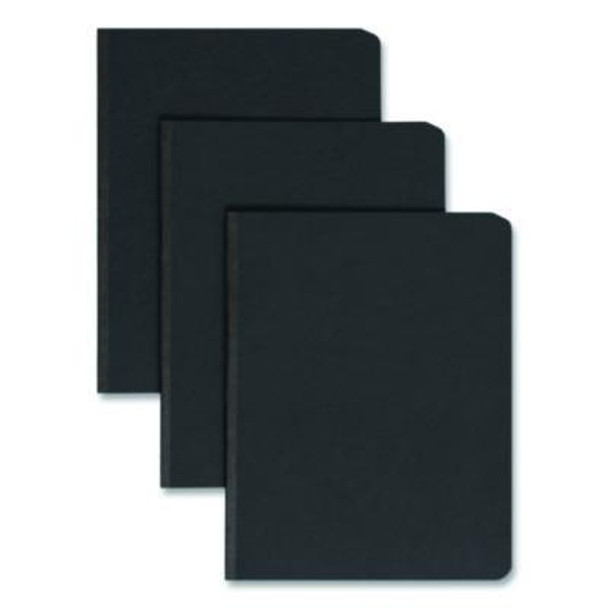 Prong Fastener Premium Pressboard Report Cover, Two-Piece Prong Fastener 3" Capacity, 8.5 X 11, Black/Black