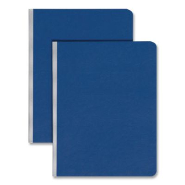 Prong Fastener Premium Pressboard Report Cover, Two-Piece Prong Fastener, 3" Capacity, 8.5 X 11, Dark Blue/Dark Blue