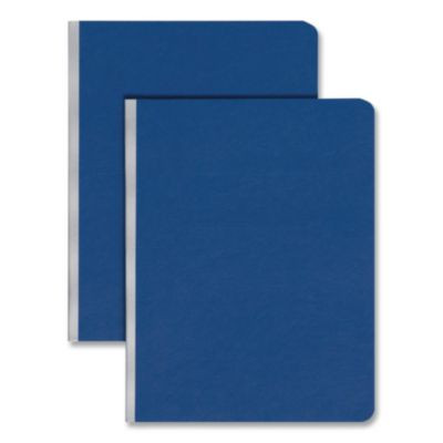 Prong Fastener Premium Pressboard Report Cover, Two-Piece Prong Fastener, 3" Capacity, 8.5 X 11, Dark Blue/Dark Blue