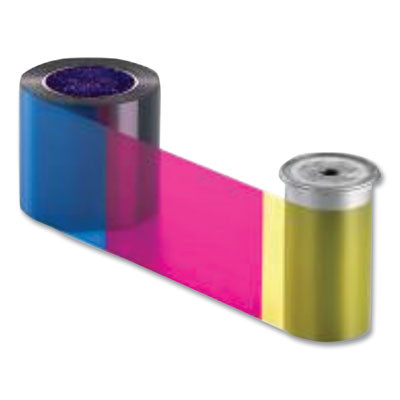 Entrust Full Color 2-Sided Ribbon Kit, Black/Cyan/Magenta/Yellow/Topcoat Protective Layer
