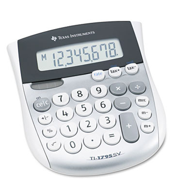 Ti-1795Sv Minidesk Calculator, 8-Digit Lcd