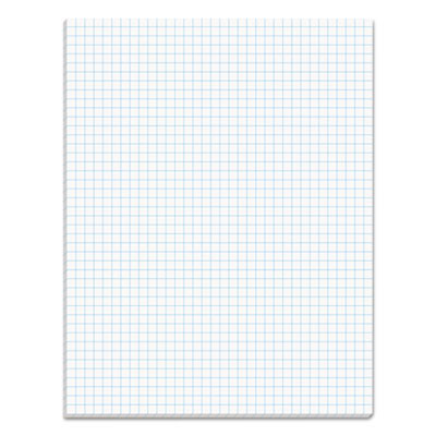 Quadrille Pads, Quadrille Rule (4 Sq/In), (50) White 8.5 x 11 Sheets