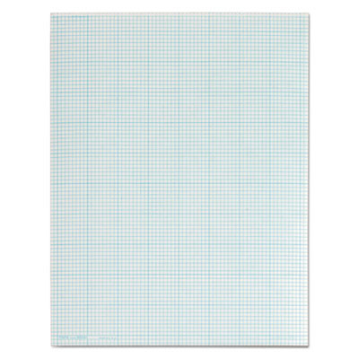Cross Section Pads, Quadrille Rule (8 Sq/In, 1 Sq/In), (50) White 8.5 x 11 Sheets