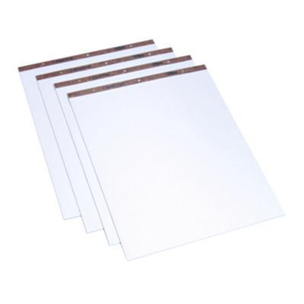 Easel Pads, Quadrille Rule (1 Sq/In), 27 x 34, White, 50 Sheets, 4/Carton