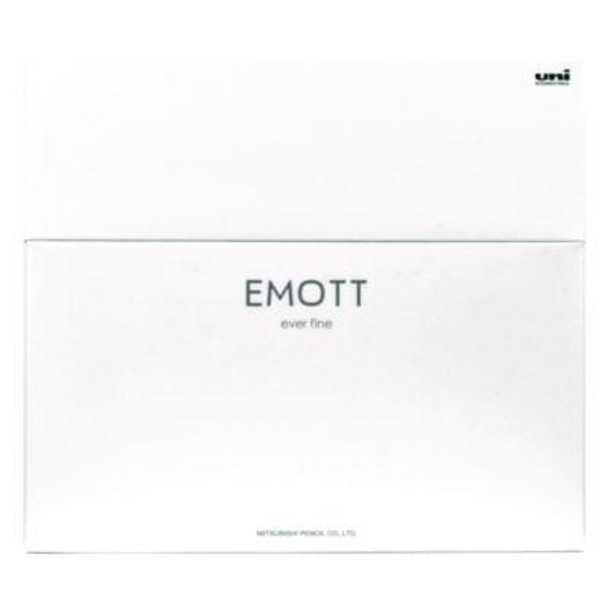 Emott Ever Fine Porous Point Pen, Stick, Fine 0.4 Mm, Assorted Ink Colors, White Barrel, 40/Pack