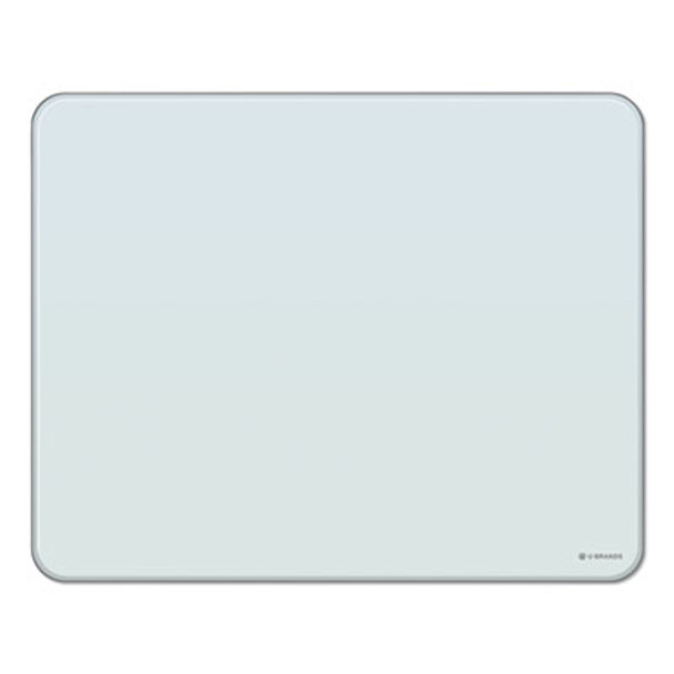 Cubicle Glass Dry Erase Board, 20" x 16", White Surface