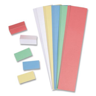 Data Card Replacement, 2 x 1, Assorted Colors, 1,000/Pack